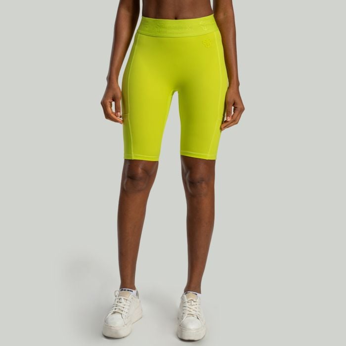 STRIX Dámske šortky Biker Lunar Chartreuse XSXS
