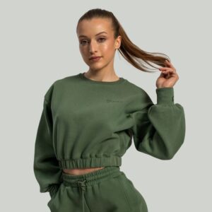 STRIX Dámska mikina Lunar Cropped Cedar Green LL