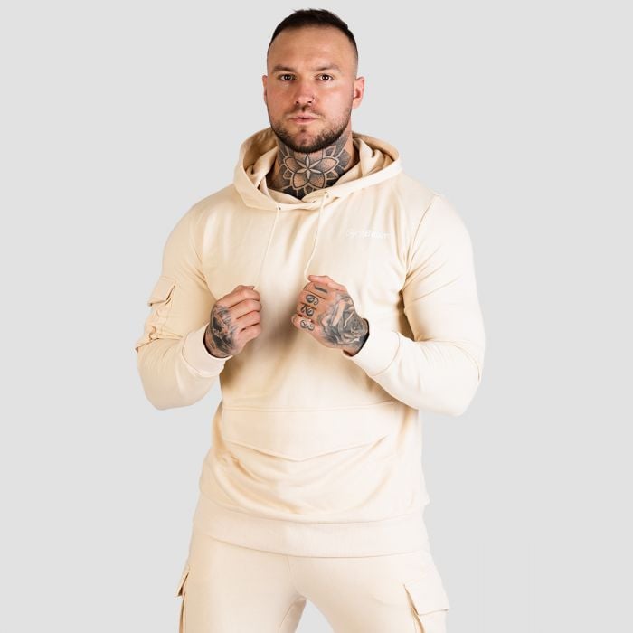GymBeam Mikina TRN Hoodie Sand XXXLXXXL
