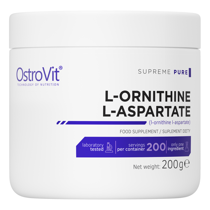 OstroVit L-ornitín L-aspartát Supreme pure 200 g pure
