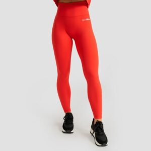 GymBeam Dámske legíny Limitless s vysokým pásom Hot Red XSXS
