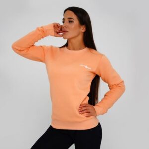GymBeam Dámska mikina Basic Jumper Powder Peach XXLXXL